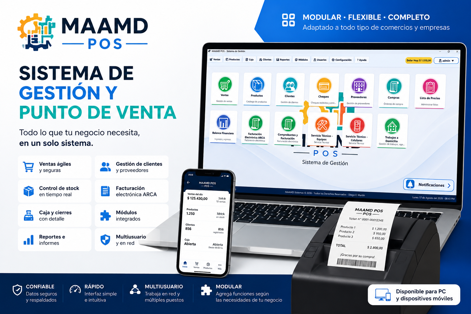 MAAMD POS – Gestión y PDV
